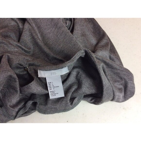 H&M Silver Blouse Top Womens Large - Picture 5 of 6